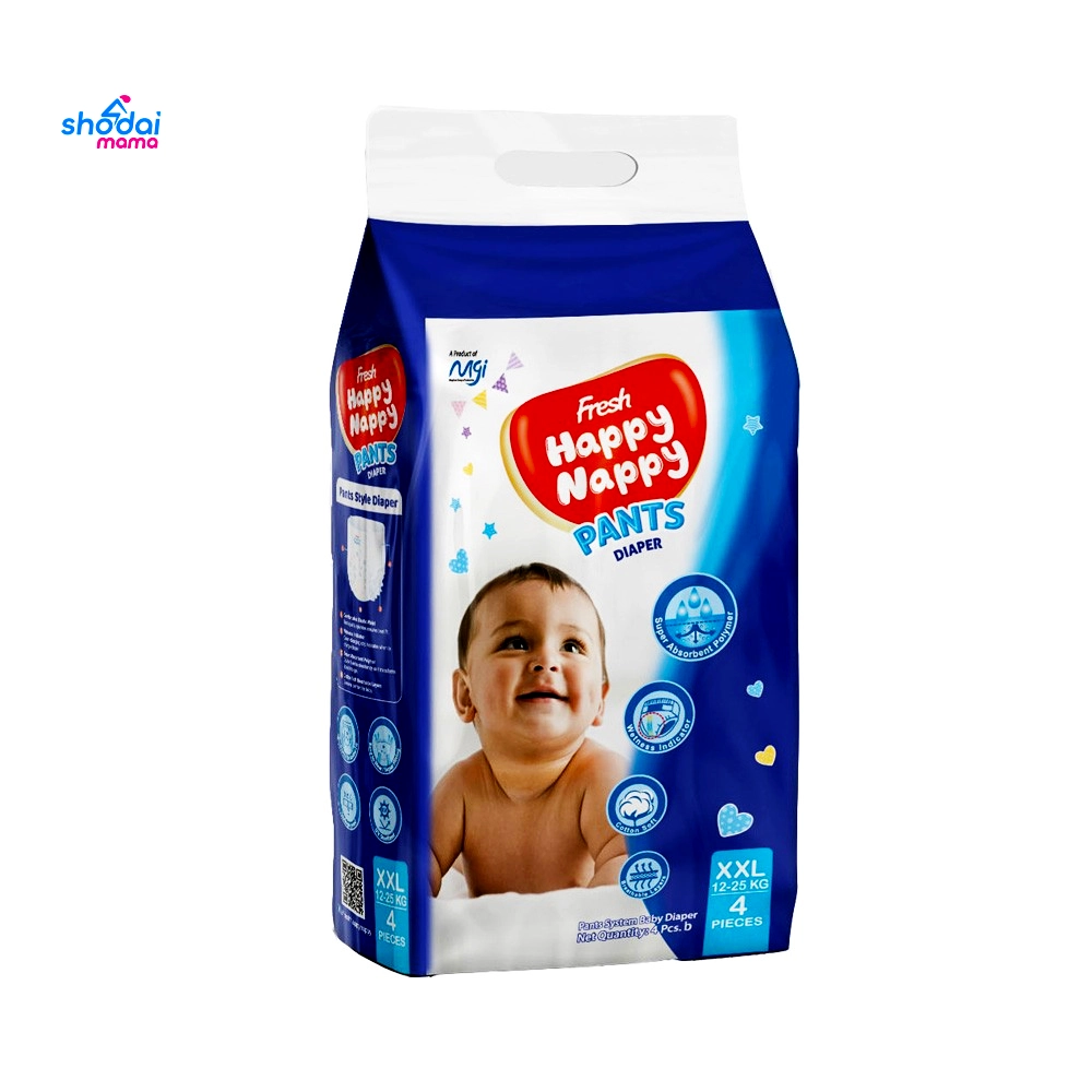 Fresh Happy Nappy Pants Diaper XXL (12-25kg) 4pcs